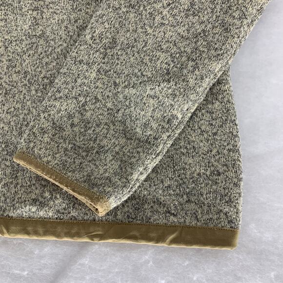 The North Face Men's 1/4-Zip Fleece Sweater Tan Gray Size S - Picture 8 of 16